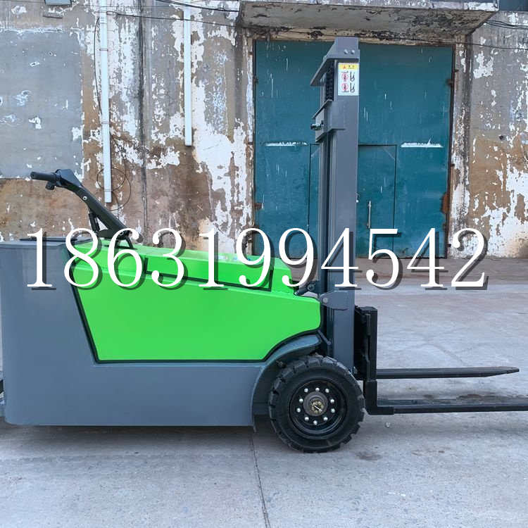 郯城县小型电动叉车1吨2吨步行站驾式电瓶堆高充电装卸车液压升降车铲车